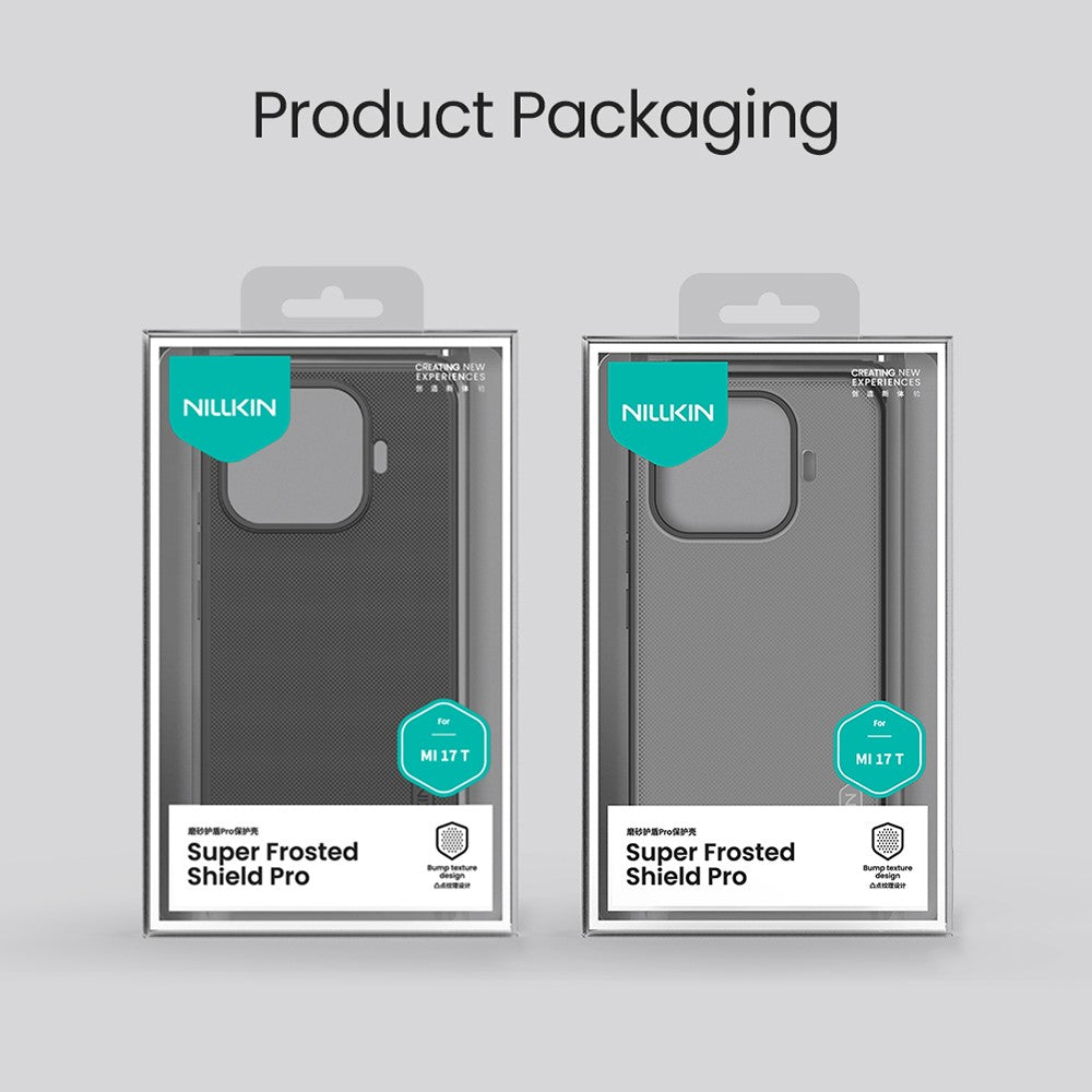 NILLKIN Frosted Shield Pro For Xiaomi 17T Case Matte PC + TPU Phone Cover