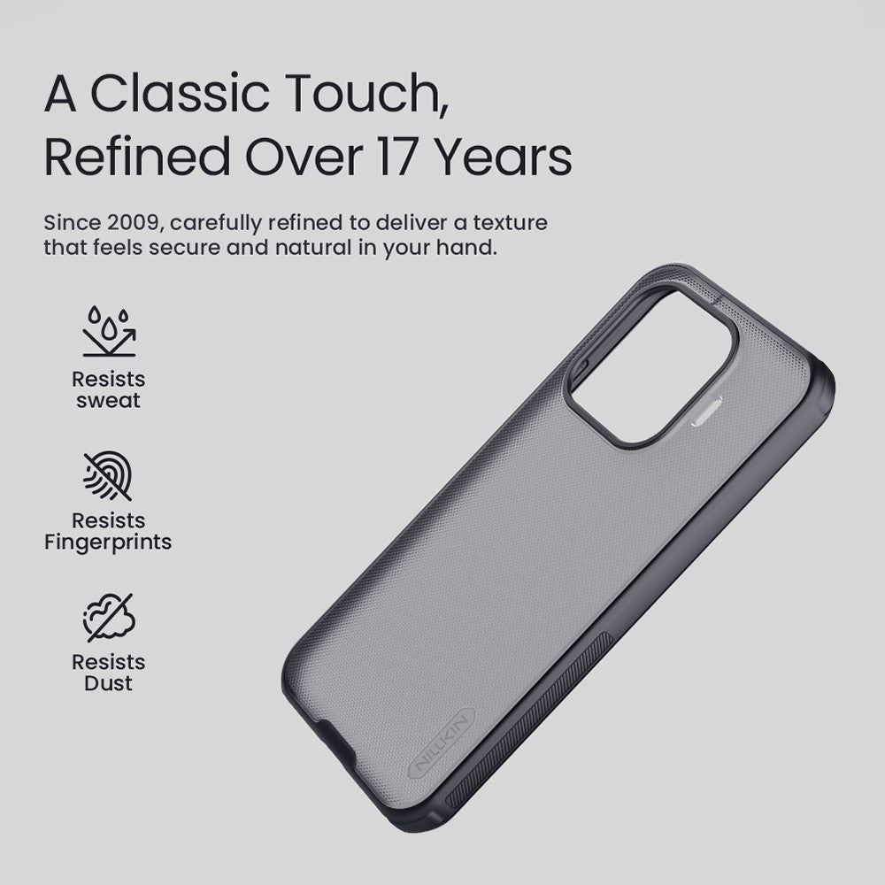 NILLKIN Frosted Shield Pro For Xiaomi 17T Case Matte PC + TPU Phone Cover