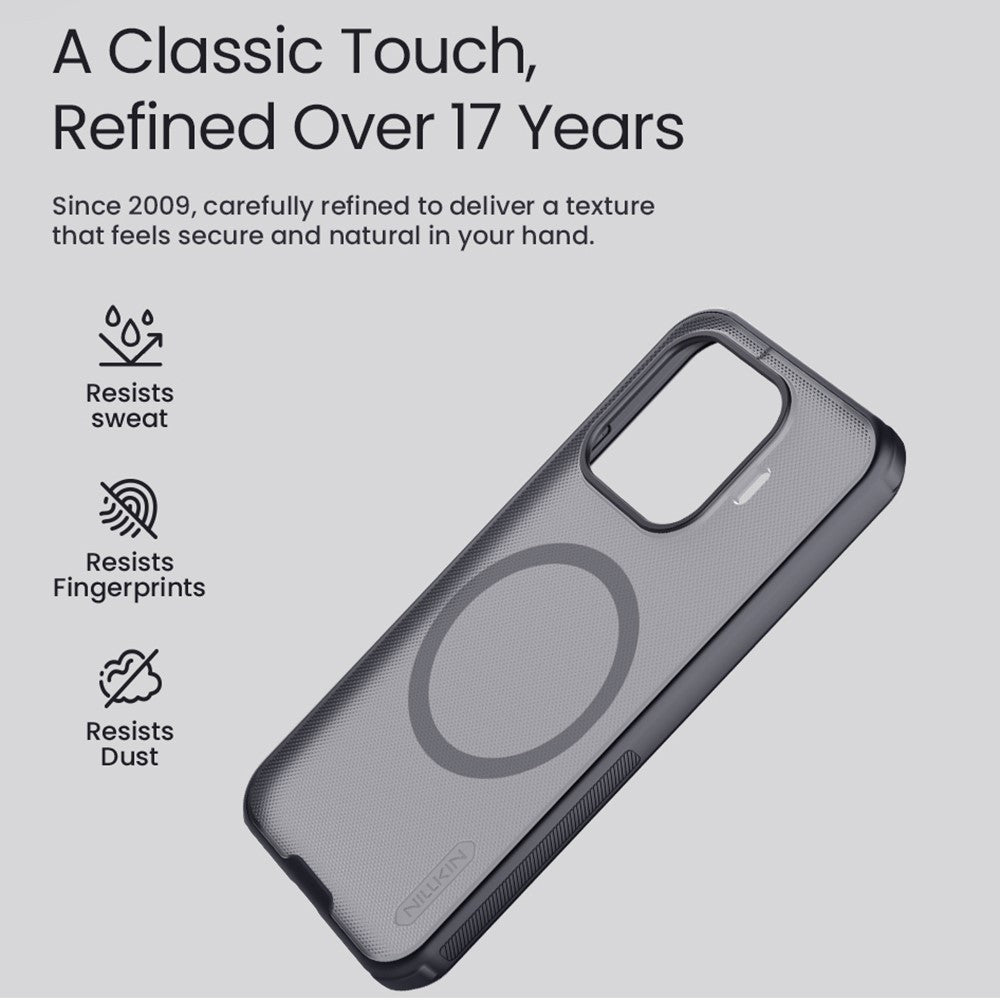 NILLKIN Frosted Shield Pro for Xiaomi 17T Magnetic Case PC + TPU Phone Cover