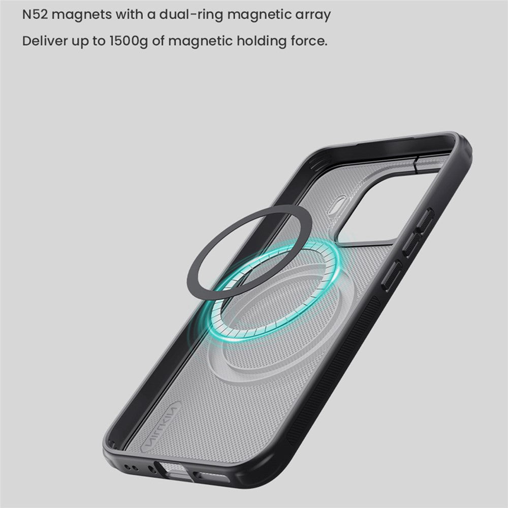 NILLKIN Frosted Shield Pro for Xiaomi 17T Pro Magnetic Case PC + TPU Phone Cover