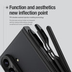 NILLKIN Super Frosted Shield Fold for Samsung Galaxy Z Fold8 Ultra Magnetic Case PC Matte Phone Cover with Stylus Pen