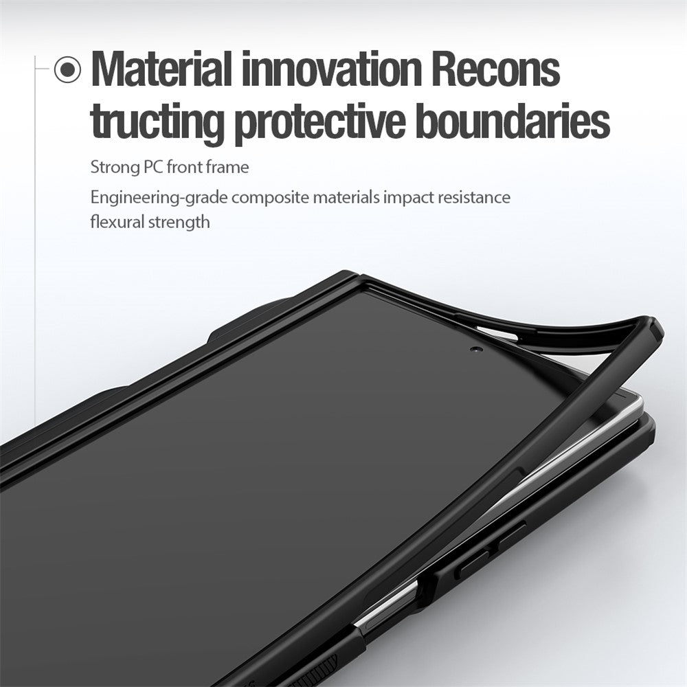 NILLKIN Super Frosted Shield Fold for Samsung Galaxy Z Fold8 Ultra Magnetic Case PC Matte Phone Cover with Stylus Pen