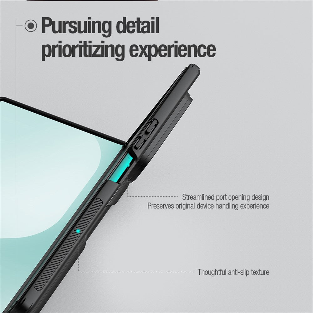 NILLKIN Super Frosted Shield Fold for Samsung Galaxy Z Fold8 Ultra Magnetic Case PC Matte Phone Cover with Stylus Pen