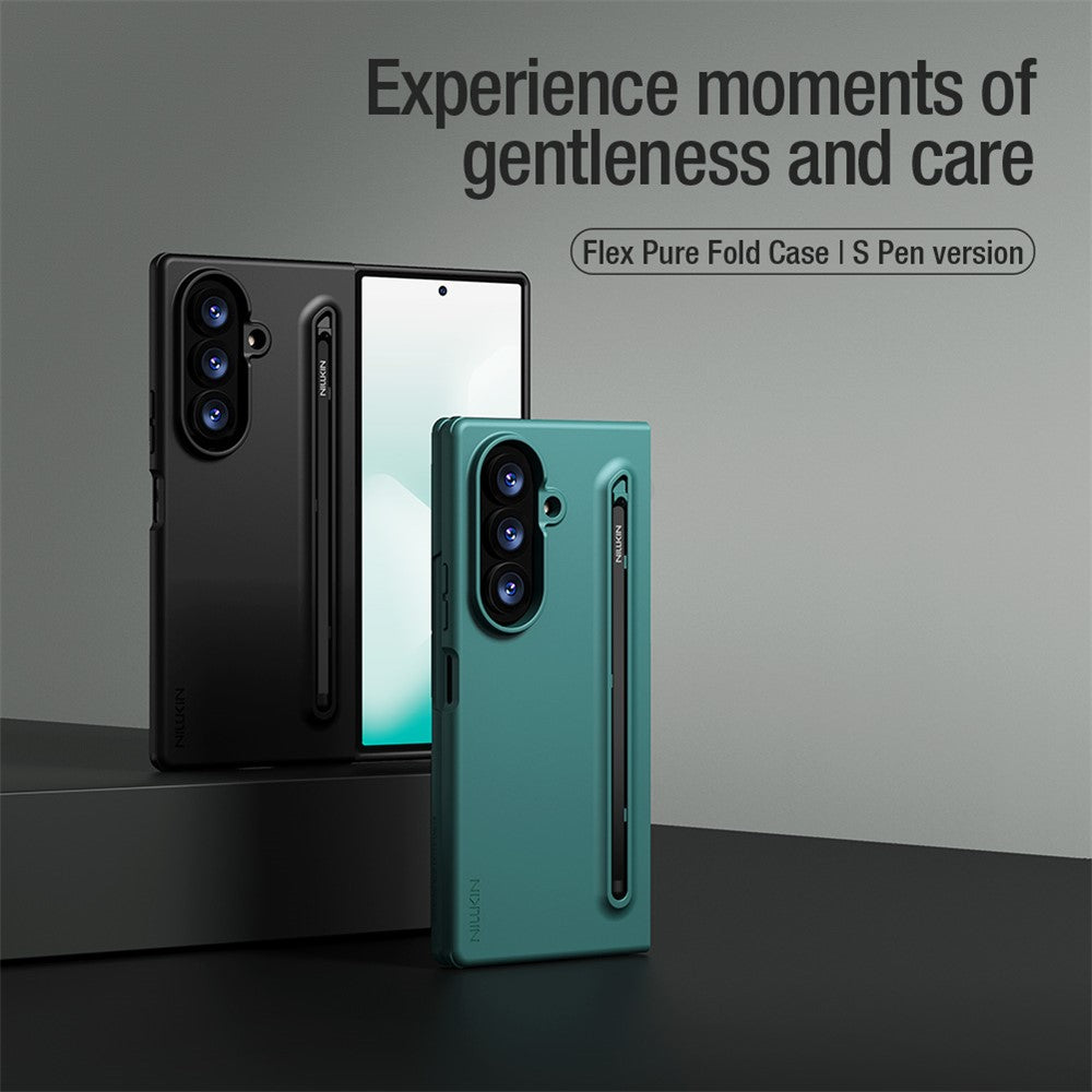 NILLKIN Flex Pure Fold Cover til Samsung Galaxy Z Fold8 Ultra Silikone + PC-telefoncover med styluspen