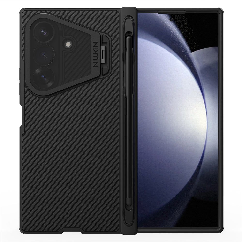 NILLKIN CamShield Prop Magnetic Series For Samsung Galaxy Z Fold8 Ultra Case PC Phone Cover with Clear Camera Lid / Stylus Pen