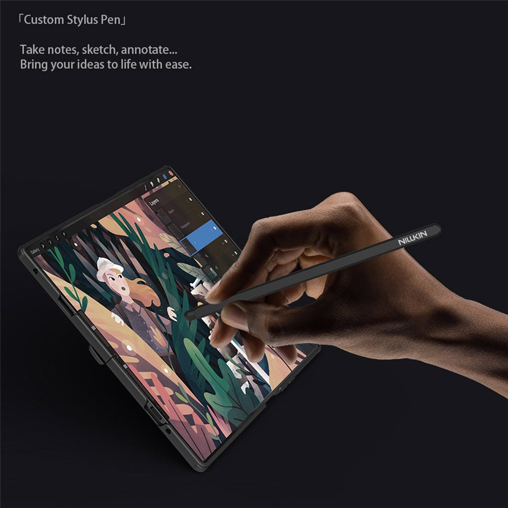 NILLKIN CamShield Prop Magnetic Series For Samsung Galaxy Z Fold8 Ultra Case PC Phone Cover with Clear Camera Lid / Stylus Pen