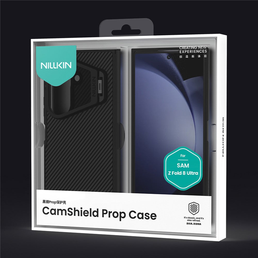 NILLKIN CamShield Prop Magnetic Series For Samsung Galaxy Z Fold8 Ultra Case PC Phone Cover with Clear Camera Lid / Stylus Pen