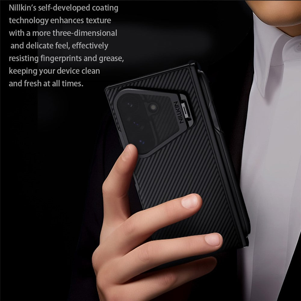 NILLKIN CamShield Prop Magnetic Series For Samsung Galaxy Z Fold8 Ultra Case PC Phone Cover with Clear Camera Lid / Stylus Pen