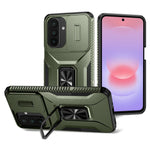 Samsung Galaxy A27 5G CamShield mobilskal med stativ, TPU + PC och halkfritt grepp