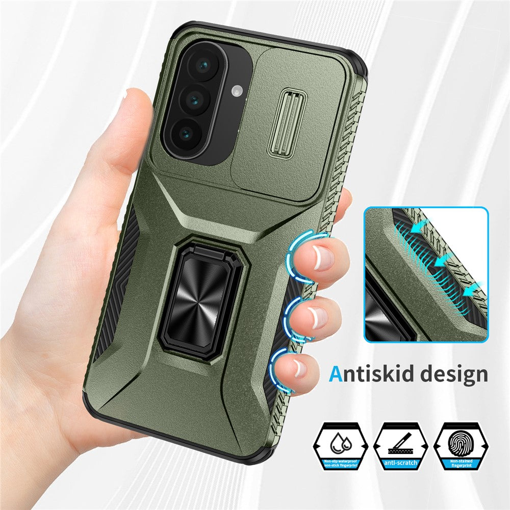 Til Samsung Galaxy A27 5G Etui Camshield Kickstand TPU + PC Anti-Skrid Telefoncover