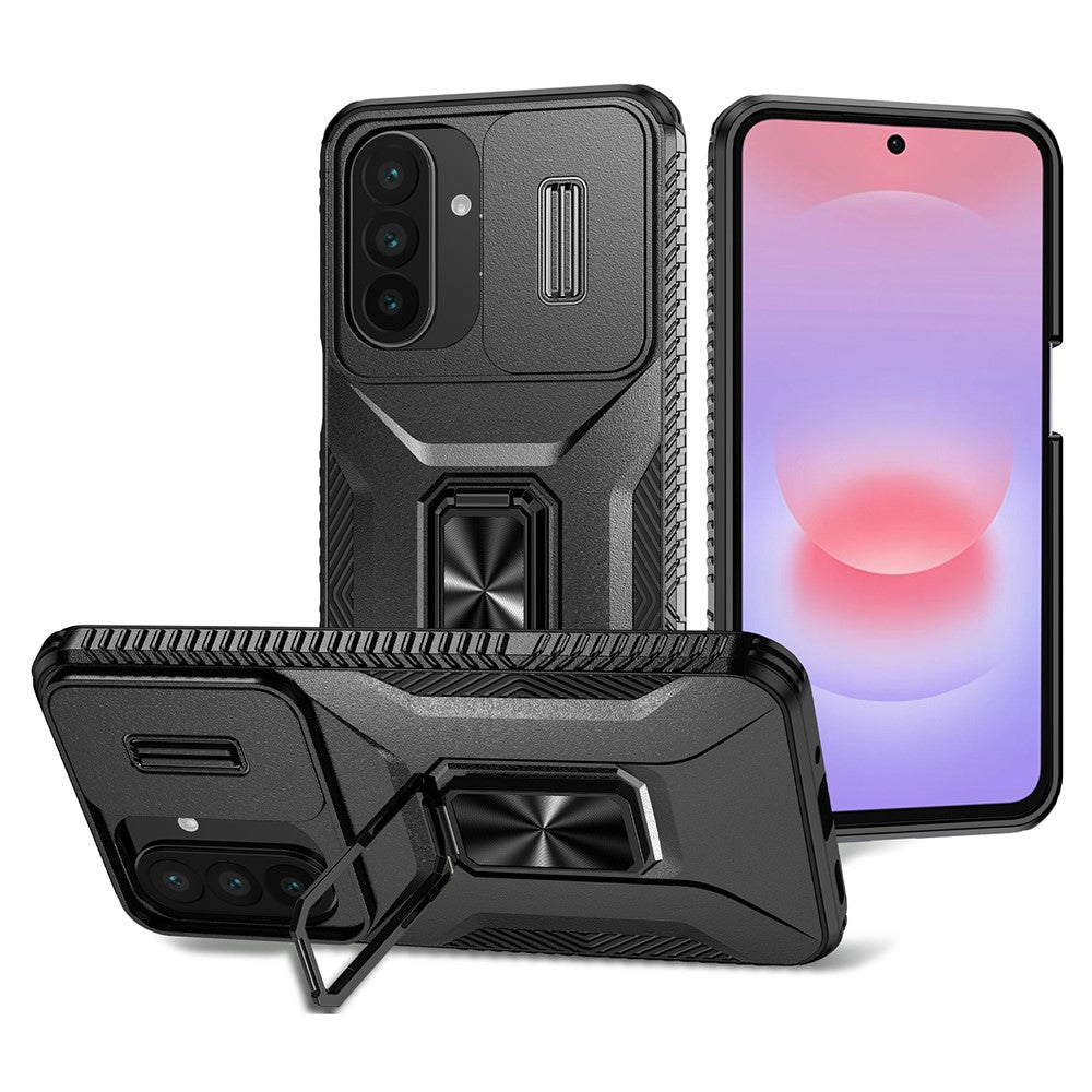 Til Samsung Galaxy A27 5G Etui Camshield Kickstand TPU + PC Anti-Skrid Telefoncover