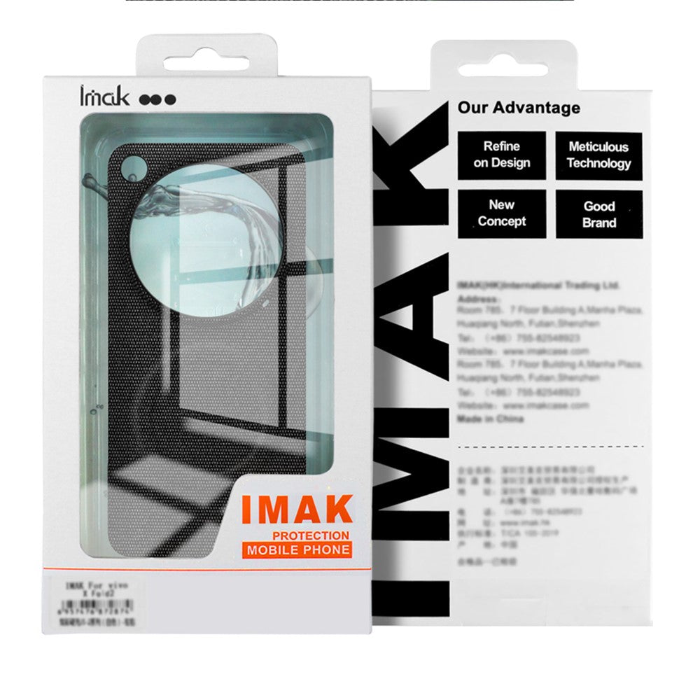 IMAK Ruiyi-serien til Xiaomi 17 Ultra 5G / 17 Ultra fra Leica, magnetisk etui med tekstilstruktur, læder + PC-bagside til mobil