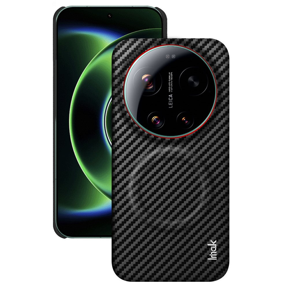 IMAK Ruiyi Series for Xiaomi 17 Ultra 5G / 17 Ultra by Leica Magnetic Case Carbon Fiber Texture Leather + PC Phone Cover