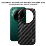 IMAK Ruiyi Series for Xiaomi 17 Ultra 5G / 17 Ultra by Leica Magnetic Case Carbon Fiber Texture Leather + PC Phone Cover