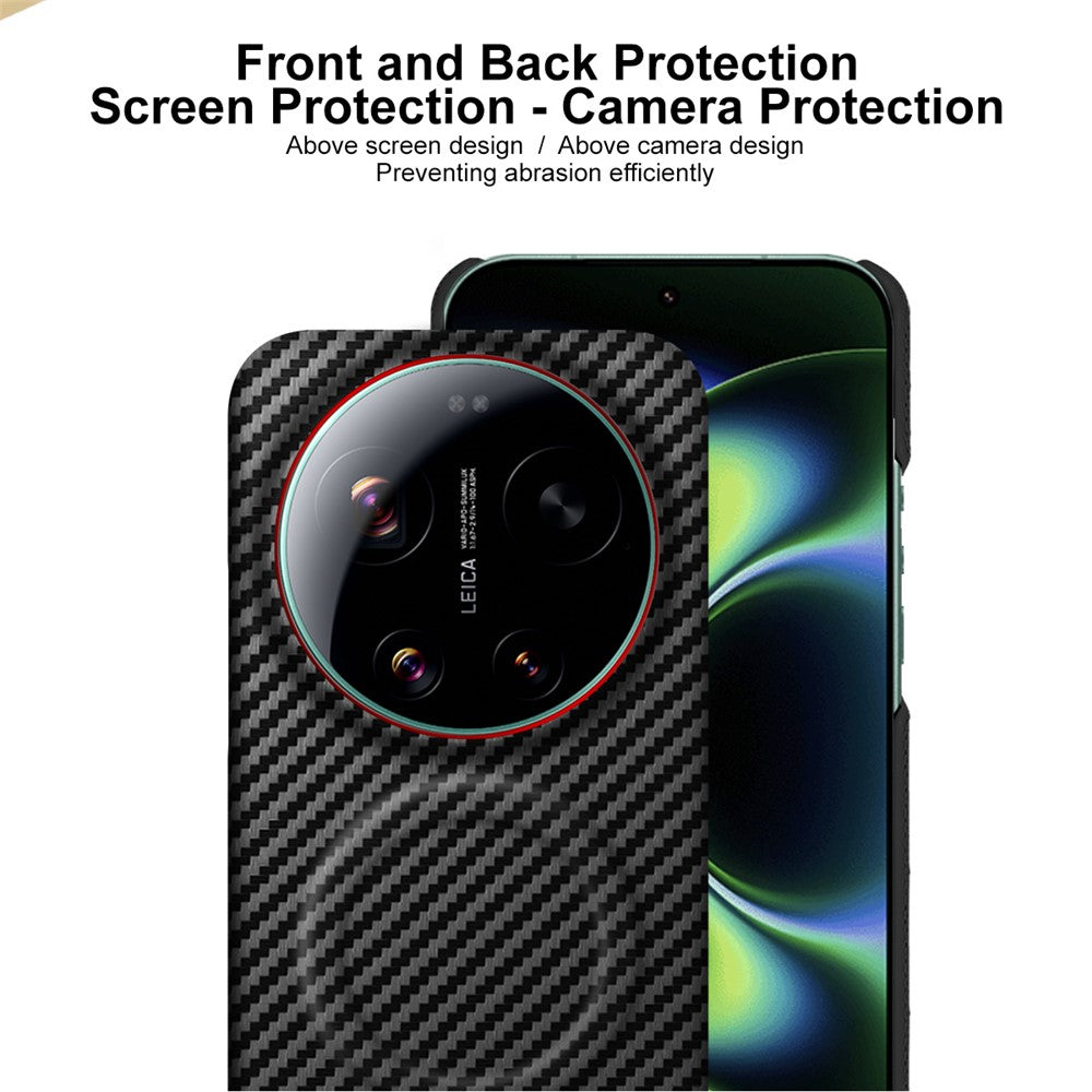 IMAK Ruiyi Series for Xiaomi 17 Ultra 5G / 17 Ultra by Leica Magnetic Case Carbon Fiber Texture Leather + PC Phone Cover