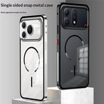 For Honor Win Turbo 5G Magnetic Case Aluminium Alloy PC Matte Phone Cover Pop-Up Snap Lock