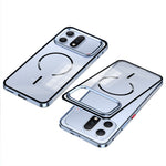 For Honor Win Turbo 5G Magnetic Case Aluminium Alloy PC Matte Phone Cover Pop-Up Snap Lock