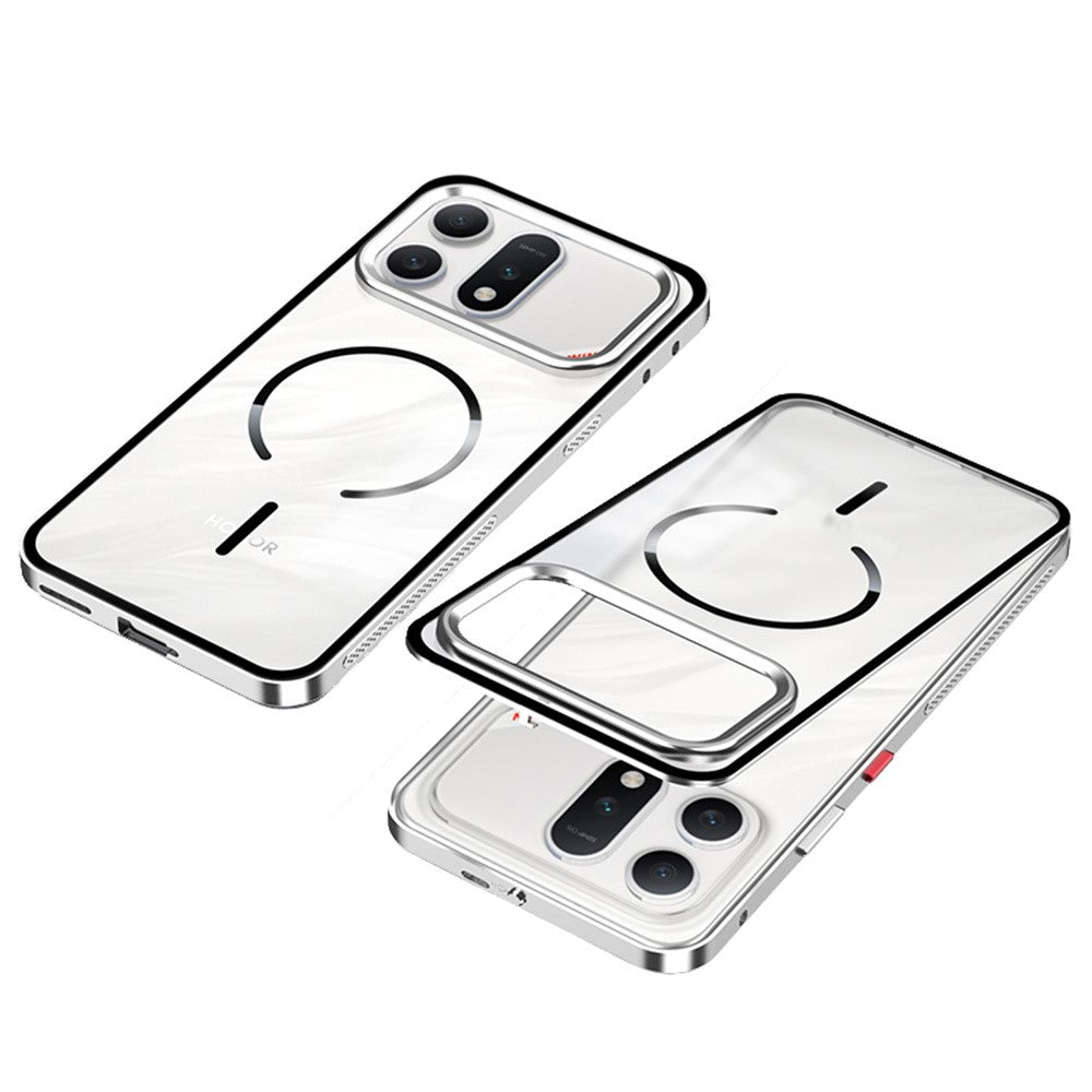 For Honor Win Turbo 5G Magnetic Case Aluminium Alloy PC Matte Phone Cover Pop-Up Snap Lock