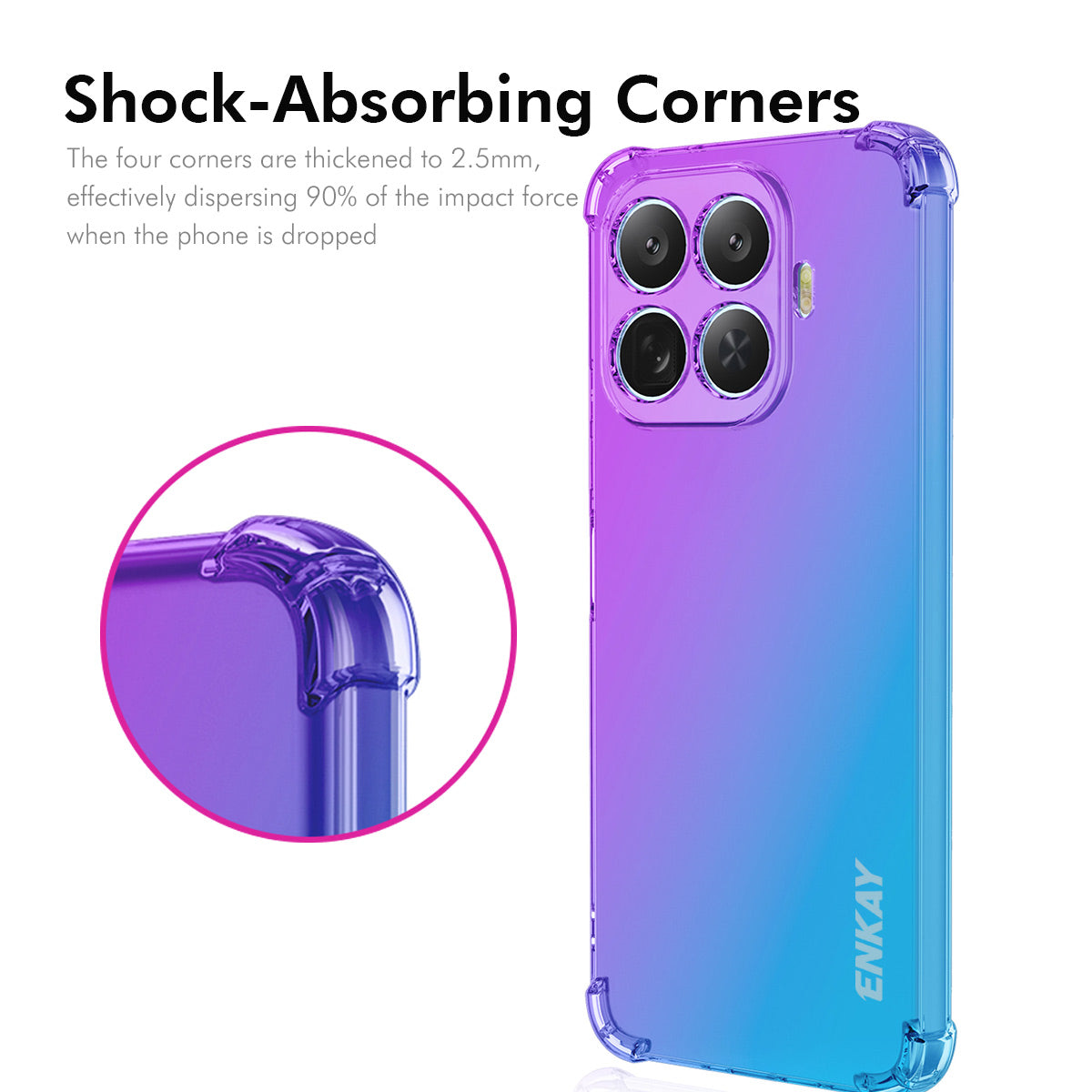 ENKAY for Xiaomi 17T Pro TPU Case  Thickened Four Corner Drop-proof Phone Back Cover