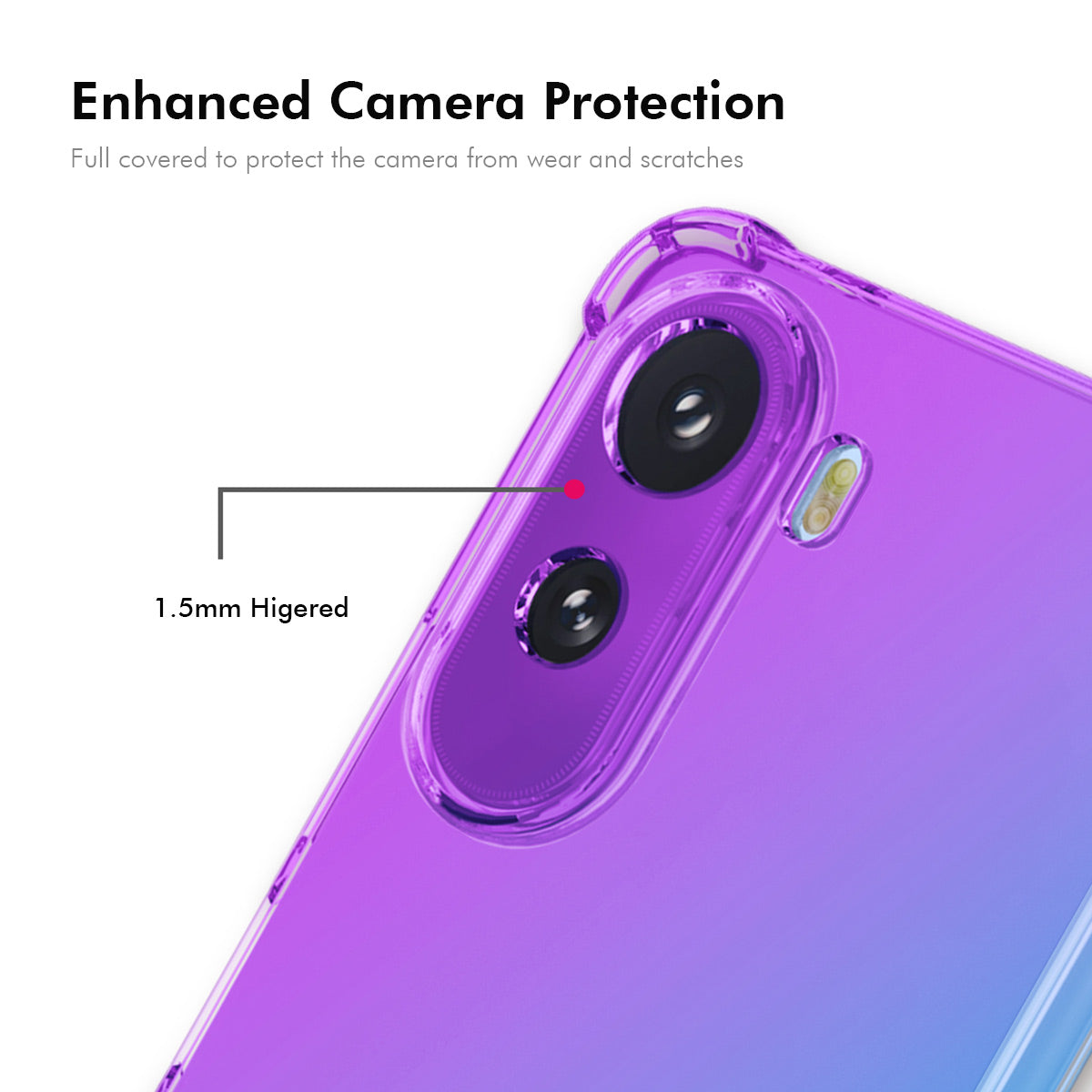 ENKAY til Xiaomi Redmi A7 Pro 5G / Xiaomi Redmi A7 Pro 4G (171.56mm) TPU Cover Fortykket Stødsikkert Telefonbagcover med Fire Hjørner