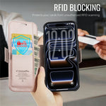 CASEME 053 for iPhone 18 Pro Max / 17 Pro Max Case Magnetic RFID Blocking Wallet Flip Leather Phone Cover