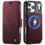 CASEME 053 for iPhone 18 Pro Max / 17 Pro Max Case Magnetic RFID Blocking Wallet Flip Leather Phone Cover