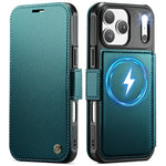 CASEME 053 for iPhone 18 Pro Max / 17 Pro Max Case Magnetic RFID Blocking Wallet Flip Leather Phone Cover
