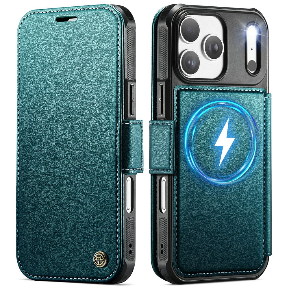 CASEME 053 for iPhone 18 Pro Max / 17 Pro Max Case Magnetic RFID Blocking Wallet Flip Leather Phone Cover