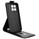 Xiaomi 17 Max Stativfodral Magnetiskt Spänne Vertikalt Flip Lädermobilfodral med Korthållare