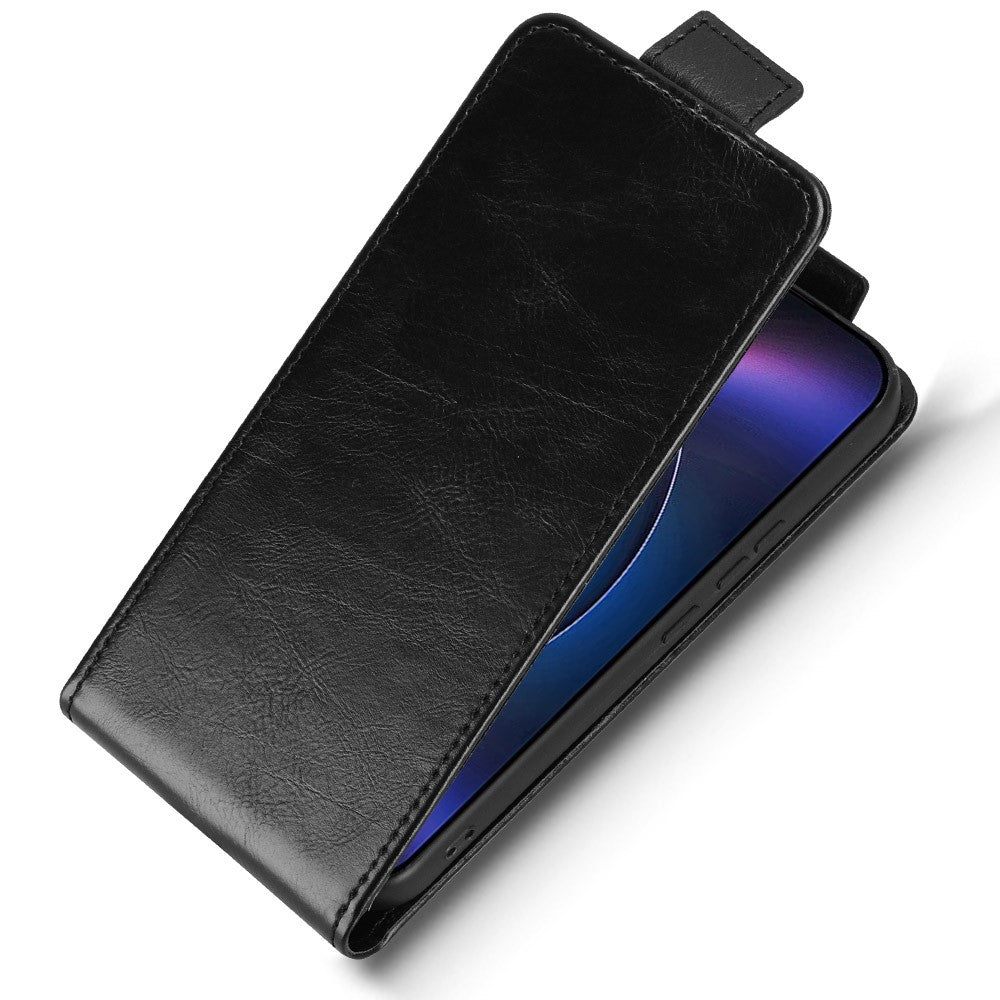 Xiaomi 17 Max Stativfodral Magnetiskt Spänne Vertikalt Flip Lädermobilfodral med Korthållare