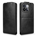 Xiaomi 17 Max Stativfodral Magnetiskt Spänne Vertikalt Flip Lädermobilfodral med Korthållare