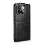 Xiaomi 17 Max Stativfodral Magnetiskt Spänne Vertikalt Flip Lädermobilfodral med Korthållare