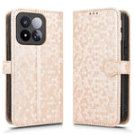 Xiaomi 17 Max Plånboksfodral Prickmönster Avtryck PU-läder mobilfodral med Handledsrem