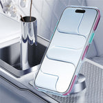 For iPhone 18 Pro / 17 Pro Case Rotating Kickstand TPU + PC Color Contrast Phone Cover