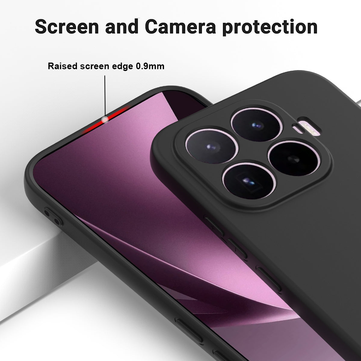 For Xiaomi 17T Liquid Silicone Case Phone Back Cover with Hand Strap