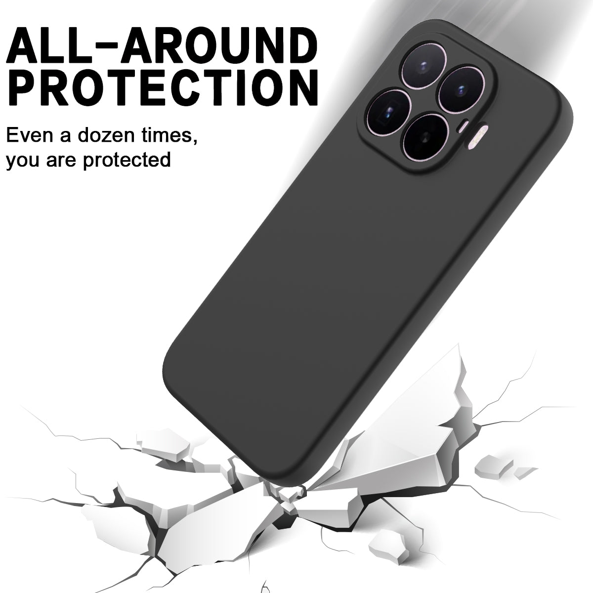 For Xiaomi 17T Liquid Silicone Case Phone Back Cover with Hand Strap