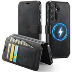 AUTSPACE til Samsung Galaxy S25 FE A15 Etui RFID-blokerende pung læder magnetisk telefoncover