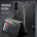 AUTSPACE for Samsung Galaxy A37 5G A15 Case RFID Blocking Wallet Leather Magnetic Phone Cover