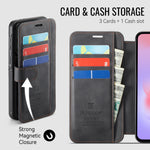 AUTSPACE for Samsung Galaxy A56 5G A15 Case RFID Blocking Wallet Leather Magnetic Phone Cover