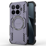 For Xiaomi 17T Magnetic Case Butterfly Armor Hollow Heat Dissipation PC + TPU Phone Cover