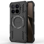 For Xiaomi 17T Pro Magnetic Case Butterfly Armor Hollow Heat Dissipation PC + TPU Phone Cover