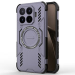 For Xiaomi 17T Pro Magnetic Case Butterfly Armor Hollow Heat Dissipation PC + TPU Phone Cover