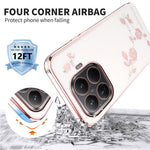 KADEM For Xiaomi 17T Case Flower Rhinestone Decor TPU Phone Cover