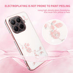 KADEM For Xiaomi 17T Pro Case Flower Rhinestone Decor TPU Phone Cover