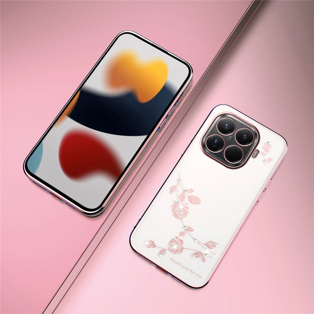 KADEM For Xiaomi 17T Pro Case Flower Rhinestone Decor TPU Phone Cover