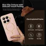 For Xiaomi 17T Pro Phone Case Carbon Fiber Textured Electroplated TPU Back Cover