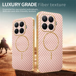 For Xiaomi 17T Pro Phone Case Carbon Fiber Textured Electroplated TPU Back Cover