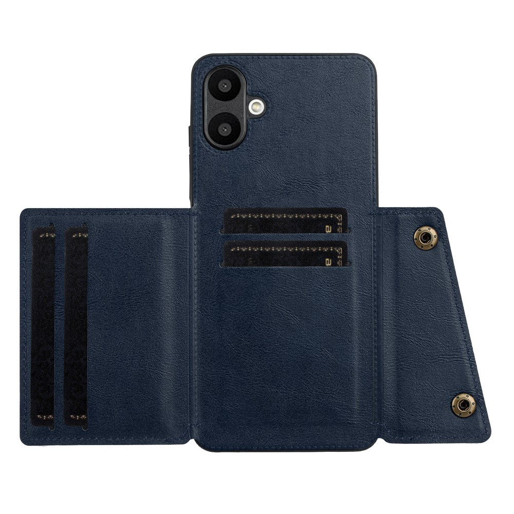 For Samsung Galaxy A08 5G / A08 4G / A07 5G Case with Card Slots Kickstand Leather + TPU Phone Cover
