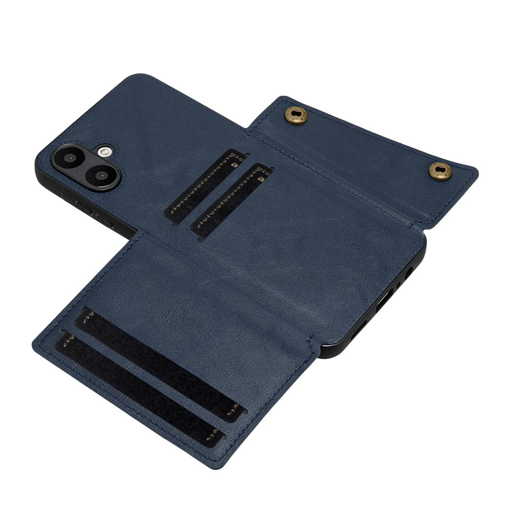 For Samsung Galaxy A08 5G / A08 4G / A07 5G Case with Card Slots Kickstand Leather + TPU Phone Cover