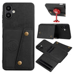 For Samsung Galaxy A08 5G / A08 4G / A07 5G Case with Card Slots Kickstand Leather + TPU Phone Cover
